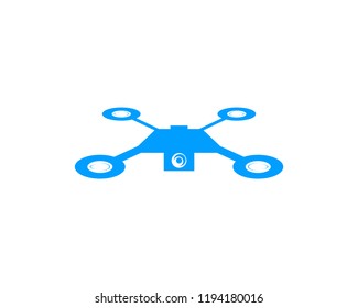 Drone Photo Logo Design Template