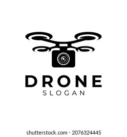 Drone Photo Logo Design Template