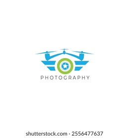 Drone Photography Iconic Logo Design