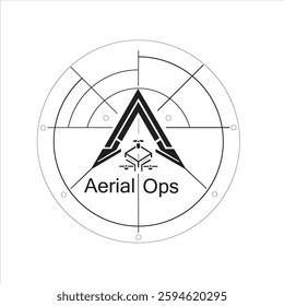 Drone Precision Aerial Ops Logo