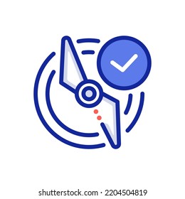 drone propeller icon illustration design