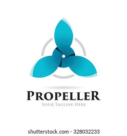 Drone Propeller Icon Logo