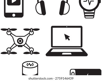 Drone with propellers and controller