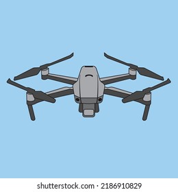 Drone Quadcopter Icon Vector Design