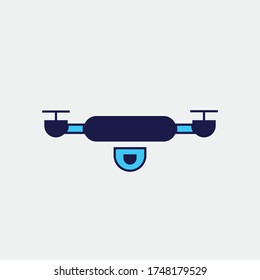 drone quadcopter vector icon fly technology