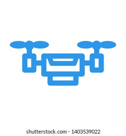 Drone. Drone quadrocopter. EPS 10. - Vector