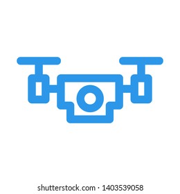 Drone. Drone quadrocopter. EPS 10. - Vector