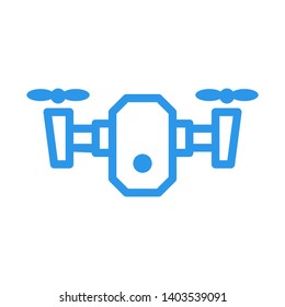 Drone. Drone quadrocopter. EPS 10. - Vector