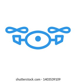 Drone. Drone quadrocopter. EPS 10. - Vector