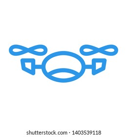 Drone. Drone quadrocopter. EPS 10. - Vector