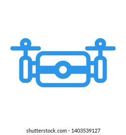 Drone. Drone quadrocopter. EPS 10. - Vector