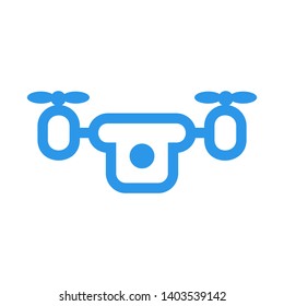 Drone. Drone quadrocopter. EPS 10. - Vector