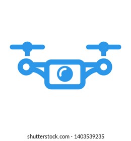 Drone. Drone quadrocopter. EPS 10. - Vector