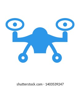 Drone. Drone quadrocopter. EPS 10. - Vector