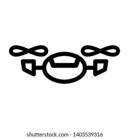 Drone. Drone quadrocopter. EPS 10. - Vector