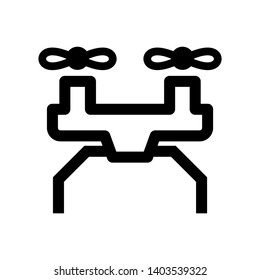 Drone. Drone quadrocopter. EPS 10. - Vector