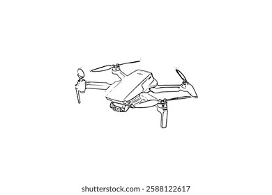 Drone, Quadrocopter icon set. Technology devices set silhouette icon. Vector icon black white design. Vector drone symbol design drone icon or logo