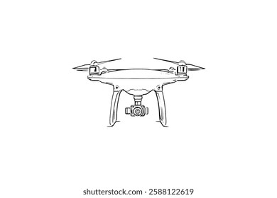 Drone, Quadrocopter icon set. Technology devices set silhouette icon. Vector icon black white design. Vector drone symbol design drone icon or logo