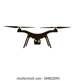 Drone quadrocopter logo