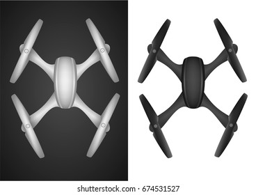 drone quadrocopter wireless fly