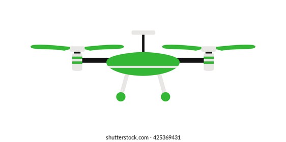 Drone quadrocopters icons and emblems isolated on white