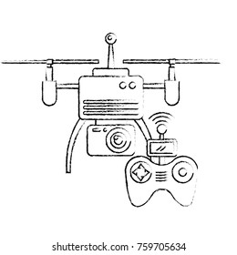 drone with remote control device technologies design