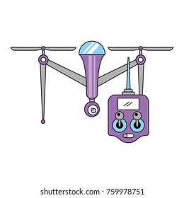 drone with remote control device technologies design