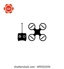 Drone and Remote Control Icon