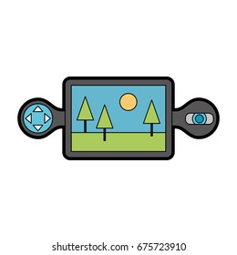 Drone remote control icon