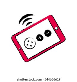 Drone remote control icon vector illustration graphic design