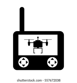 drone remote control isolated icon vector illustration design