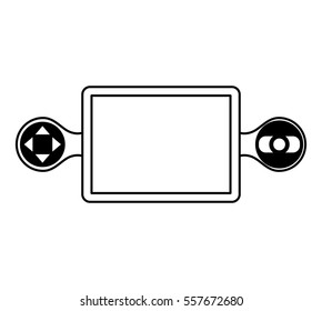 drone remote control isolated icon vector illustration design