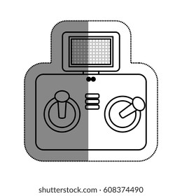 drone remote control isolated icon