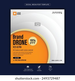 Drone for sale social media post template