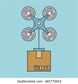 Drone send correspondences