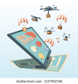 drone service set icons icon vector ilustration