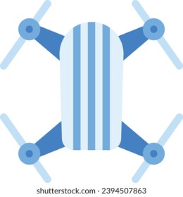 Drone single vector line icon