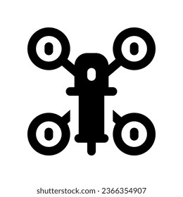 drone solid icon. vector icon for your website, mobile, presentation, and logo design.