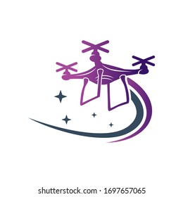 Drone speed camera logo design