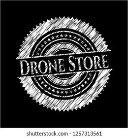Drone Store chalk emblem