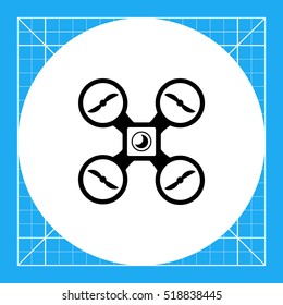 Drone Surveillance Icon
