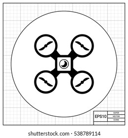 Drone Surveillance Icon