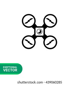 Drone Surveillance Simple Icon