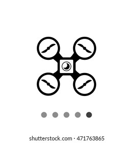 Drone Surveillance Simple Icon