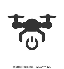 Icono de interruptor de drones, Vector Graphics