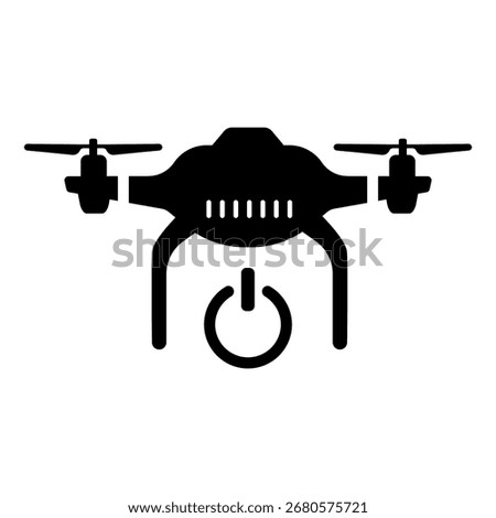 Drone Switch Icon, Vector Graphics