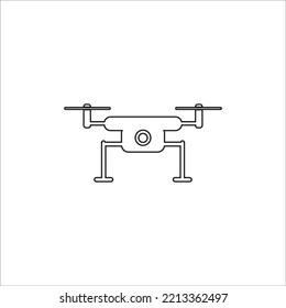 DRONE SYMBOL ICON VECTOR ILLUSTRATION  DESIGN
