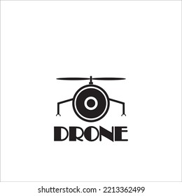DISEÑO DE ILUSTRACIÓN DEL VECTOR DEL ICONO SIMBÓLICO DE DRONE