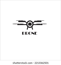 DRONE SYMBOL ICON VECTOR ILLUSTRATION  DESIGN
