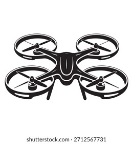 Archivo de Vector de silueta de símbolo de drone